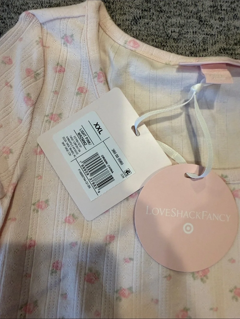 LoveShackFancy X Target Pyper Blooming Heirloom Ditsy Pointelle T-Shirt